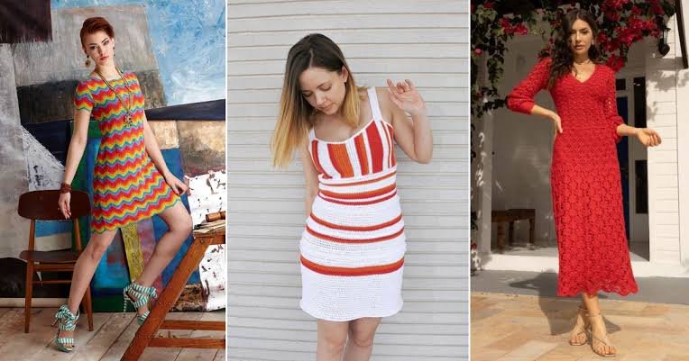 11 Christmas Dress Free Crochet Patterns